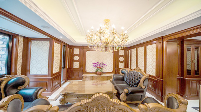 坤庭櫻桃木護墻板定制 坤庭櫻桃木護墻板定制