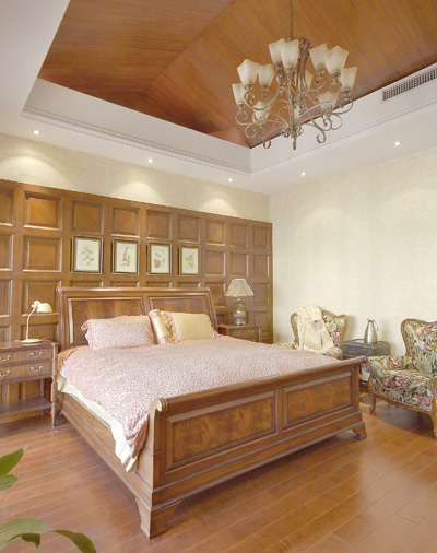 美式經典-天花吊頂及木飾面護墻板 美式經典-天花吊頂及木飾面護墻板