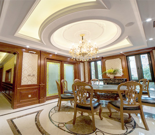 坤庭客廳護墻板·美式風格