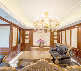 坤庭櫻桃木護墻板定制